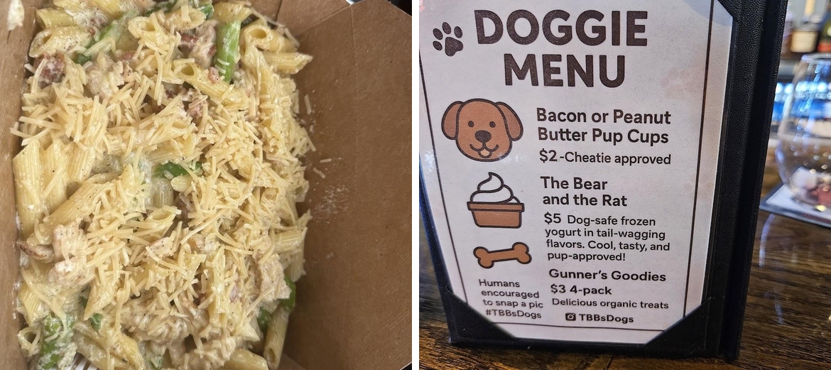 Ooh Pasta Menu